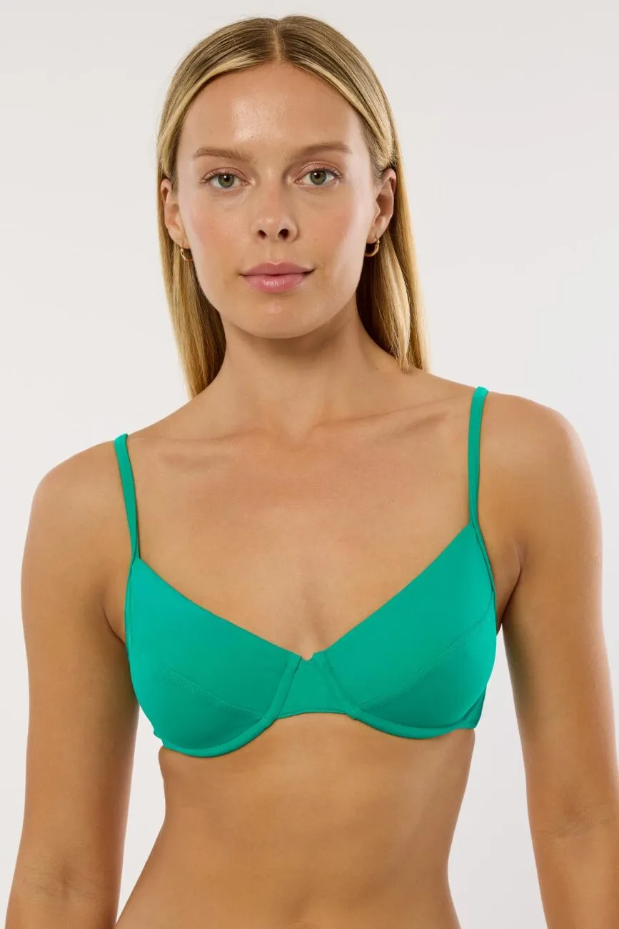 63561 Nile Green Bikini Top