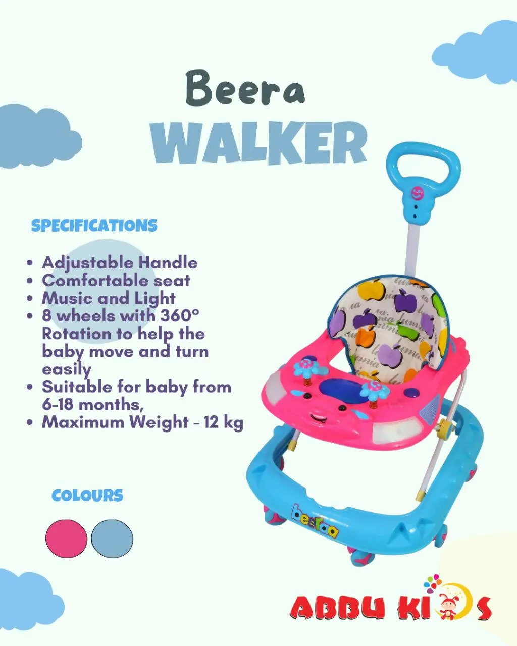 ABBU KIDS Walker For Baby