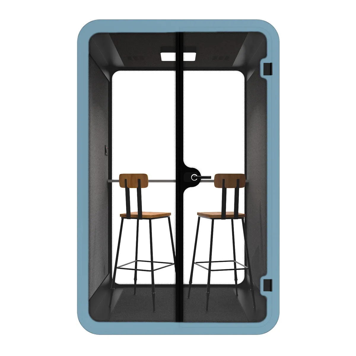 Acoustic Collaborative Pod with bar chair (2 pax)