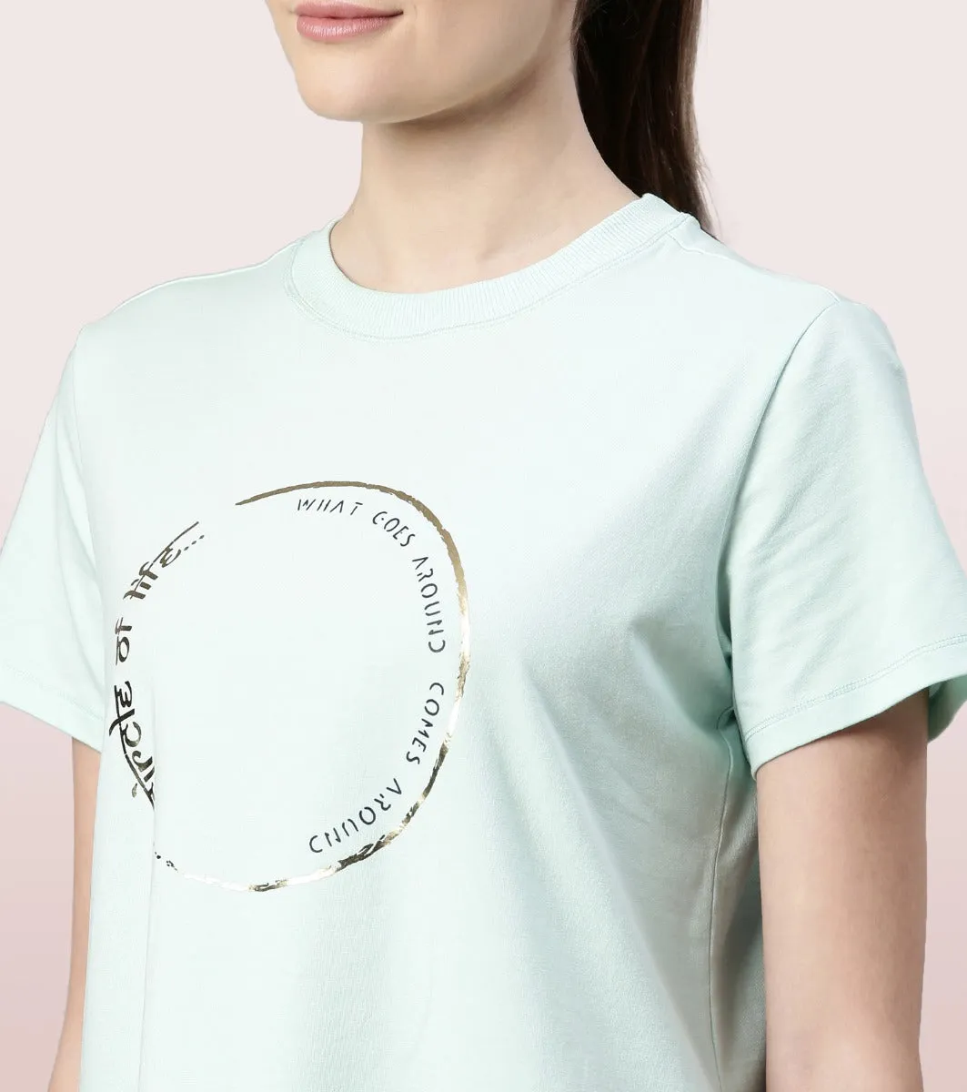 Active Cotton Tee | Short Sleeve Anti-Odour Cotton Tee With Graphic