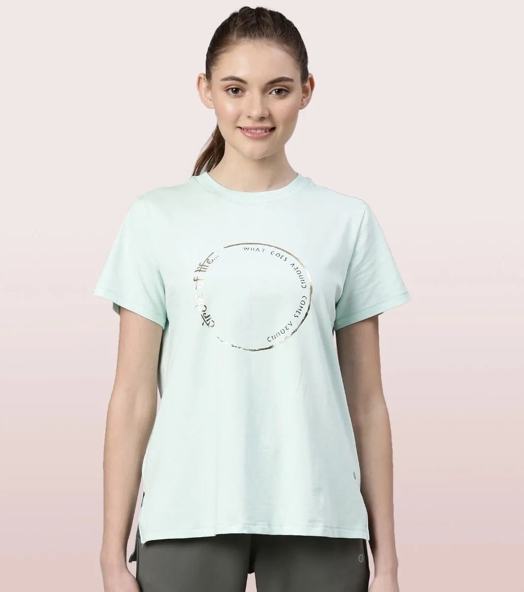 Active Cotton Tee | Short Sleeve Anti-Odour Cotton Tee With Graphic