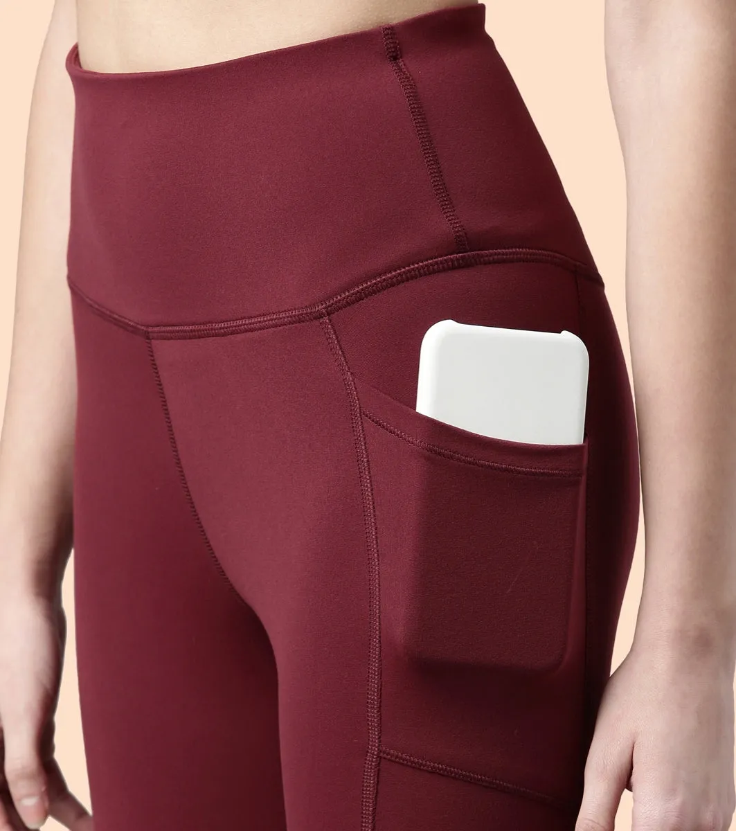 Active Cottony Legging| Feels Like Cotton Dry Fit High Waist 7/8th Length Legging