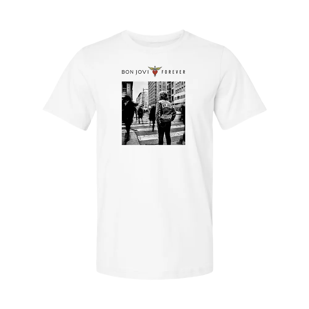 Album Cover Tee in White