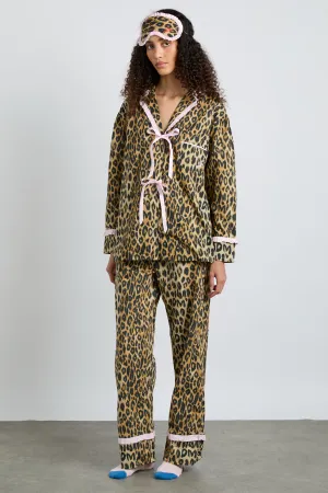 antonella pj set- leopard