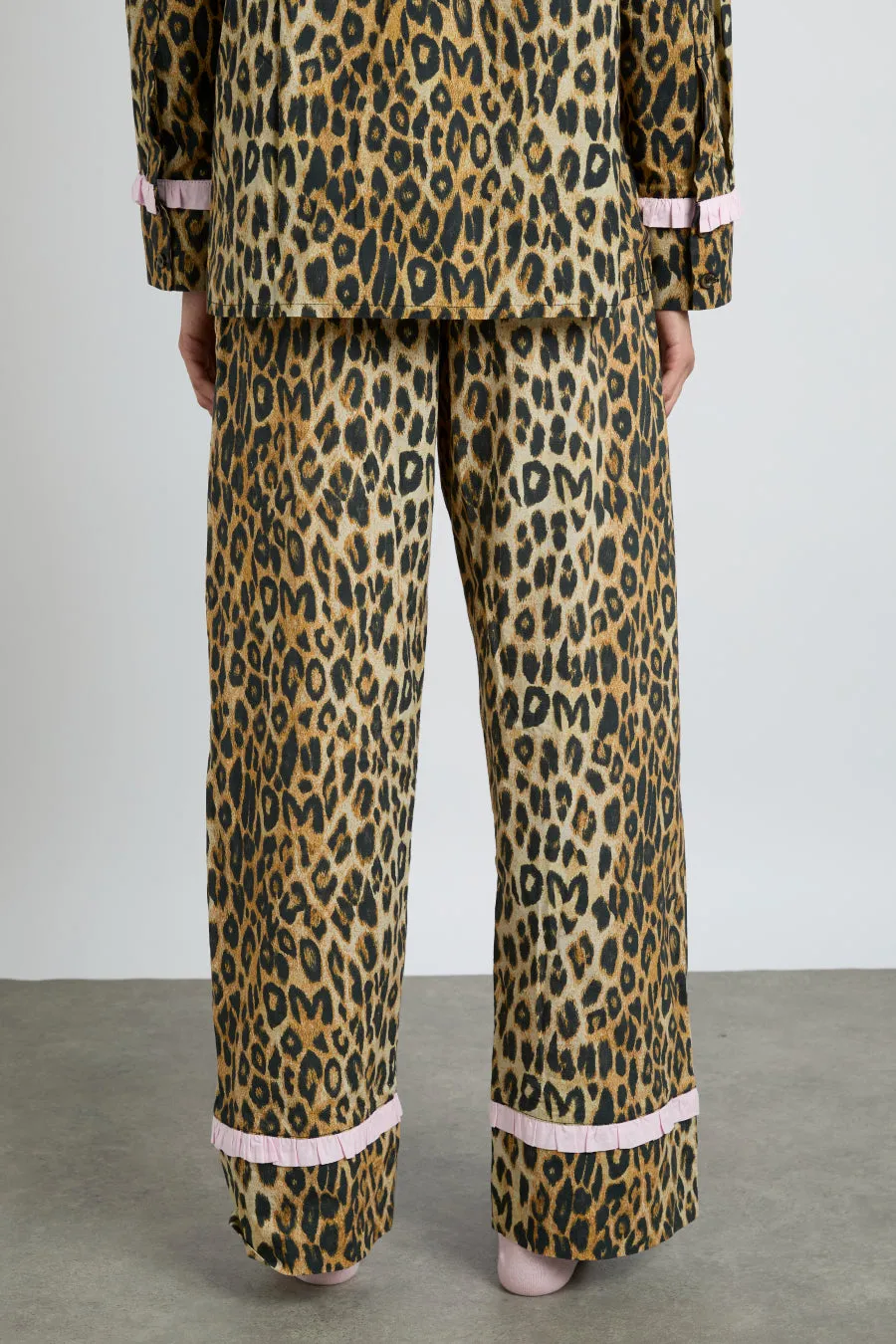 antonella pj set- leopard