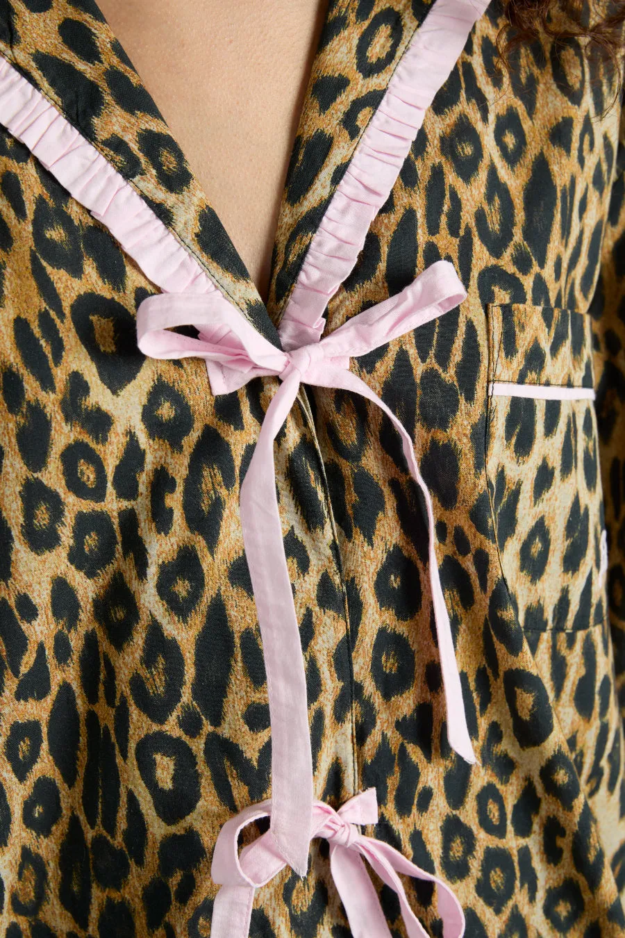 antonella pj set- leopard