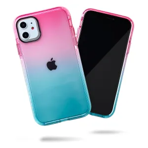 Barrier Case for iPhone 11 - Blue n Pink Gradient Sunset