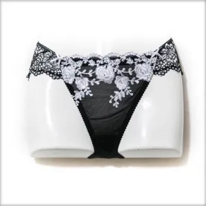 Black & White Women’s Awareness Hi-Cut Brief Panty