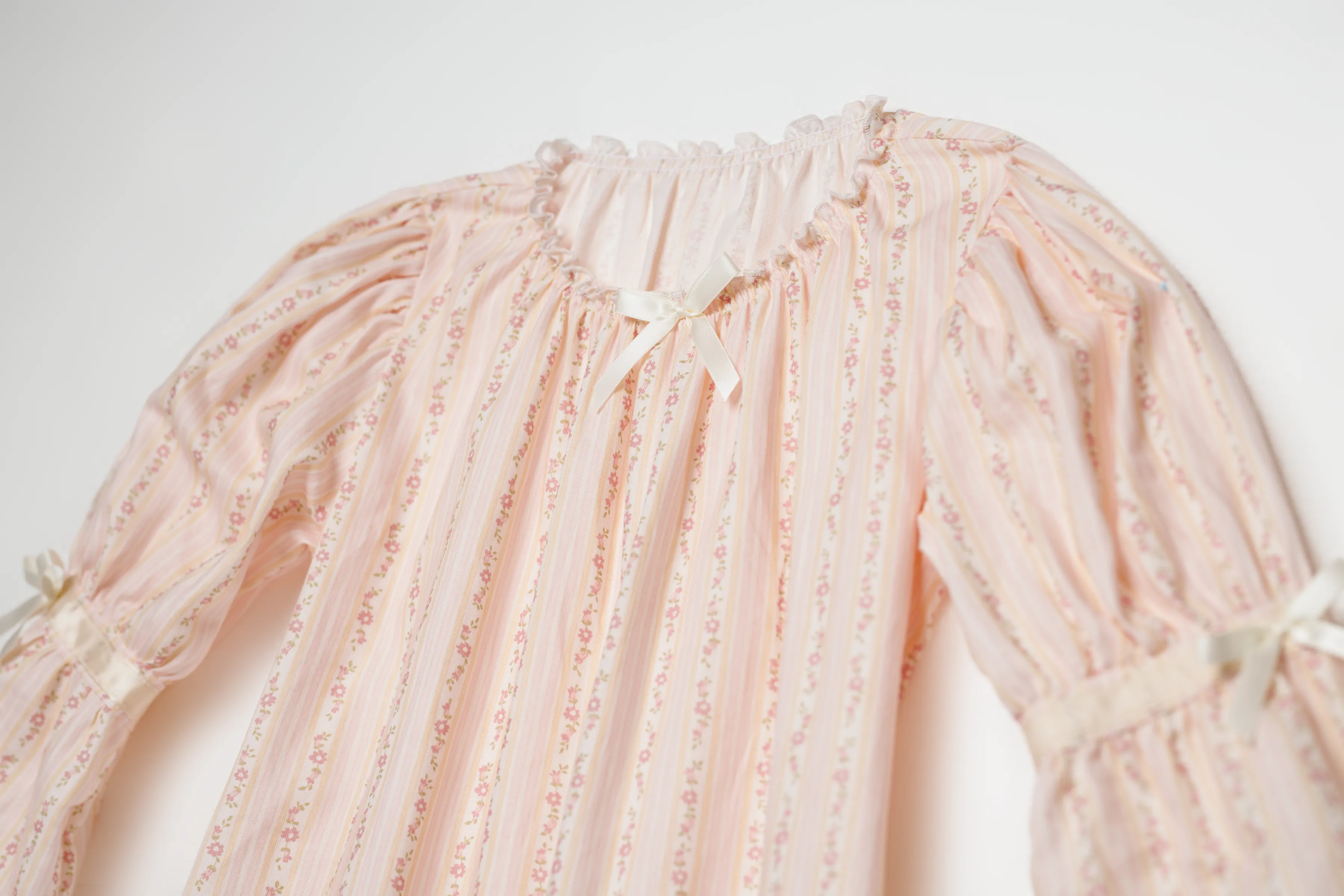 CECILIA - GIRLS COTTON NIGHTDRESS IN PINK FLOWERS