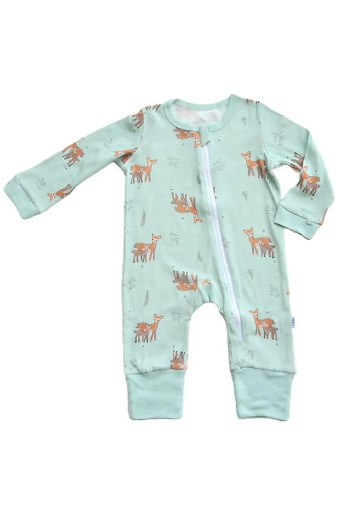 Dasher Zipup Organic Sleepsuit