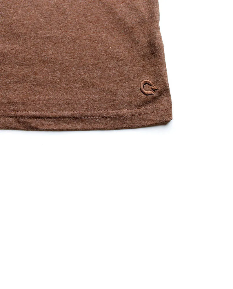 Deck Logo Premium Tee - Coco Brown