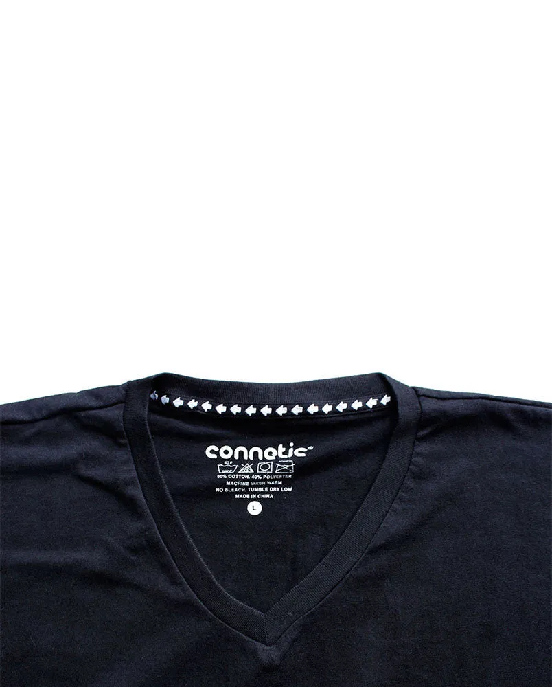 Deck Logo Premium V-neck - Black