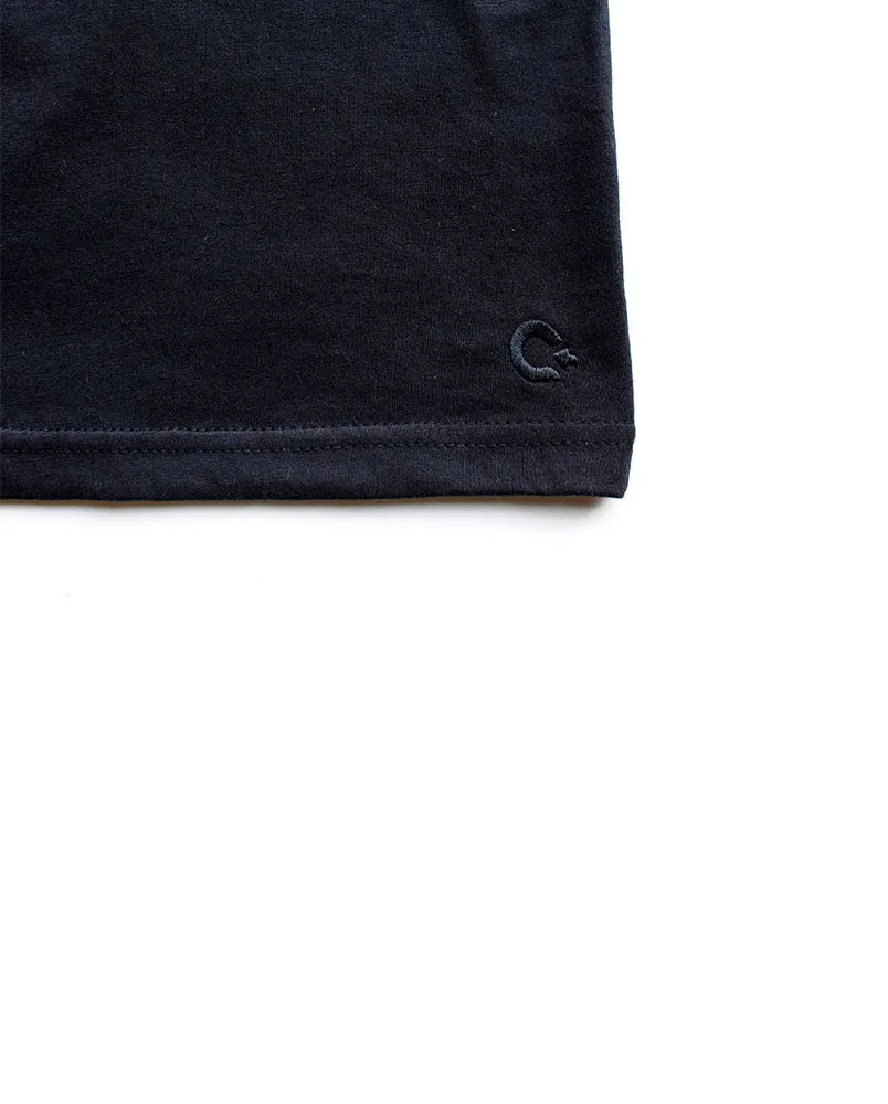 Deck Logo Premium V-neck - Black