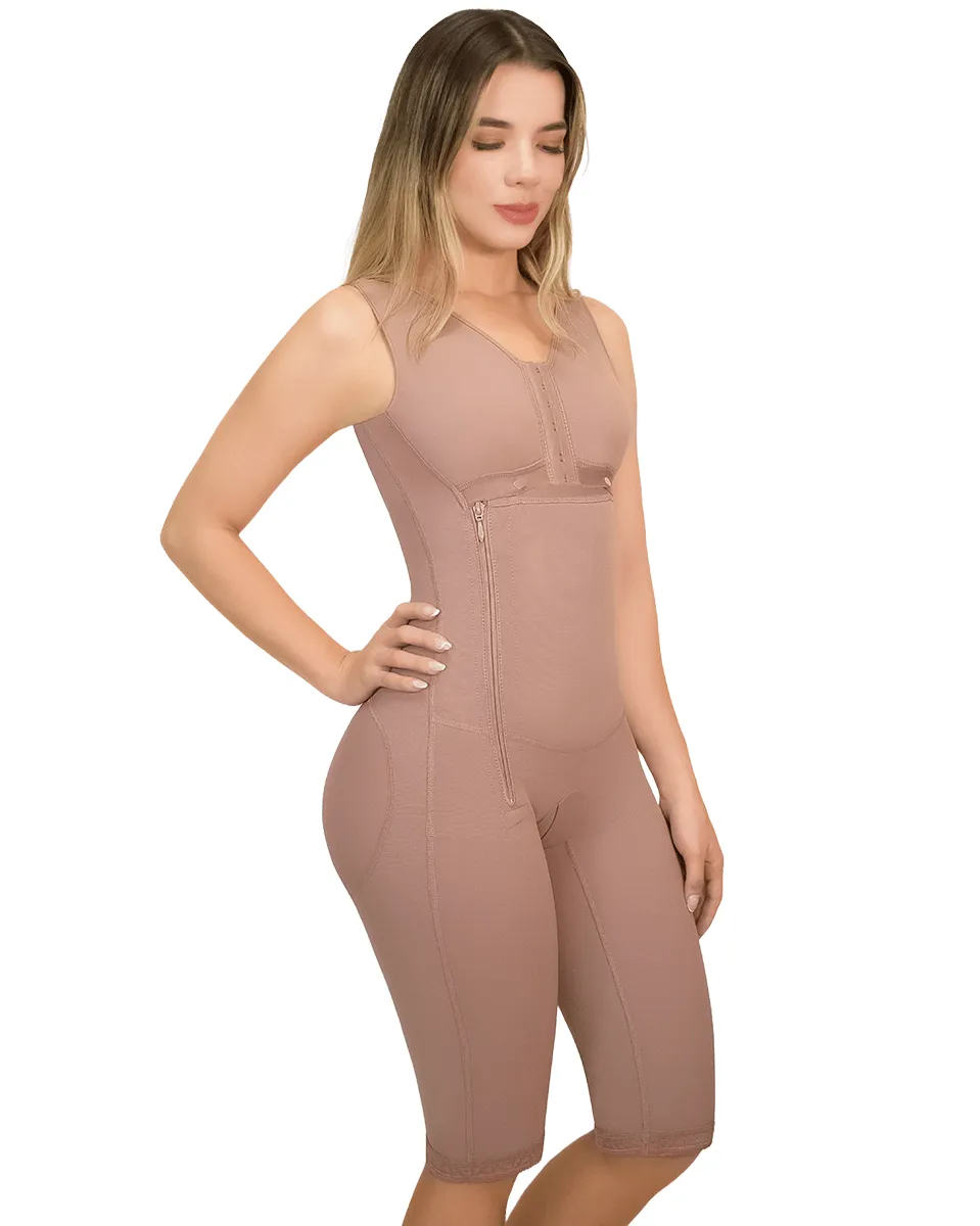 Delie Fajas High Compression Girdle to the Knee With Bra and Sleeves