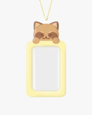 DUCKY WORLD Raccoon Photocard Holder Keyring