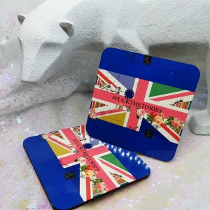 F*** the Tories Coasters by Mentalembellisher