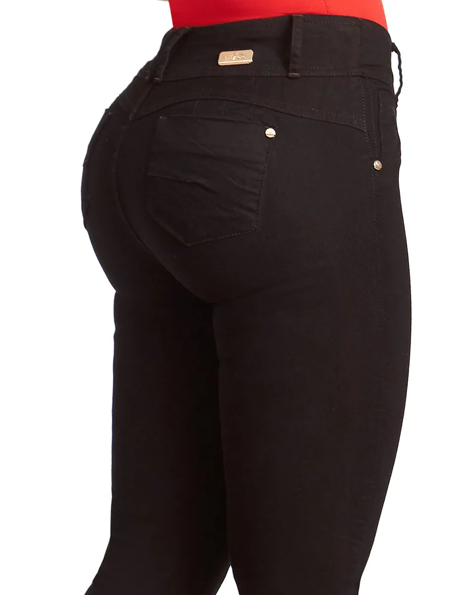 Final Sale Clearance Laty Rose Butt Lifting Jeans Wide Waistband