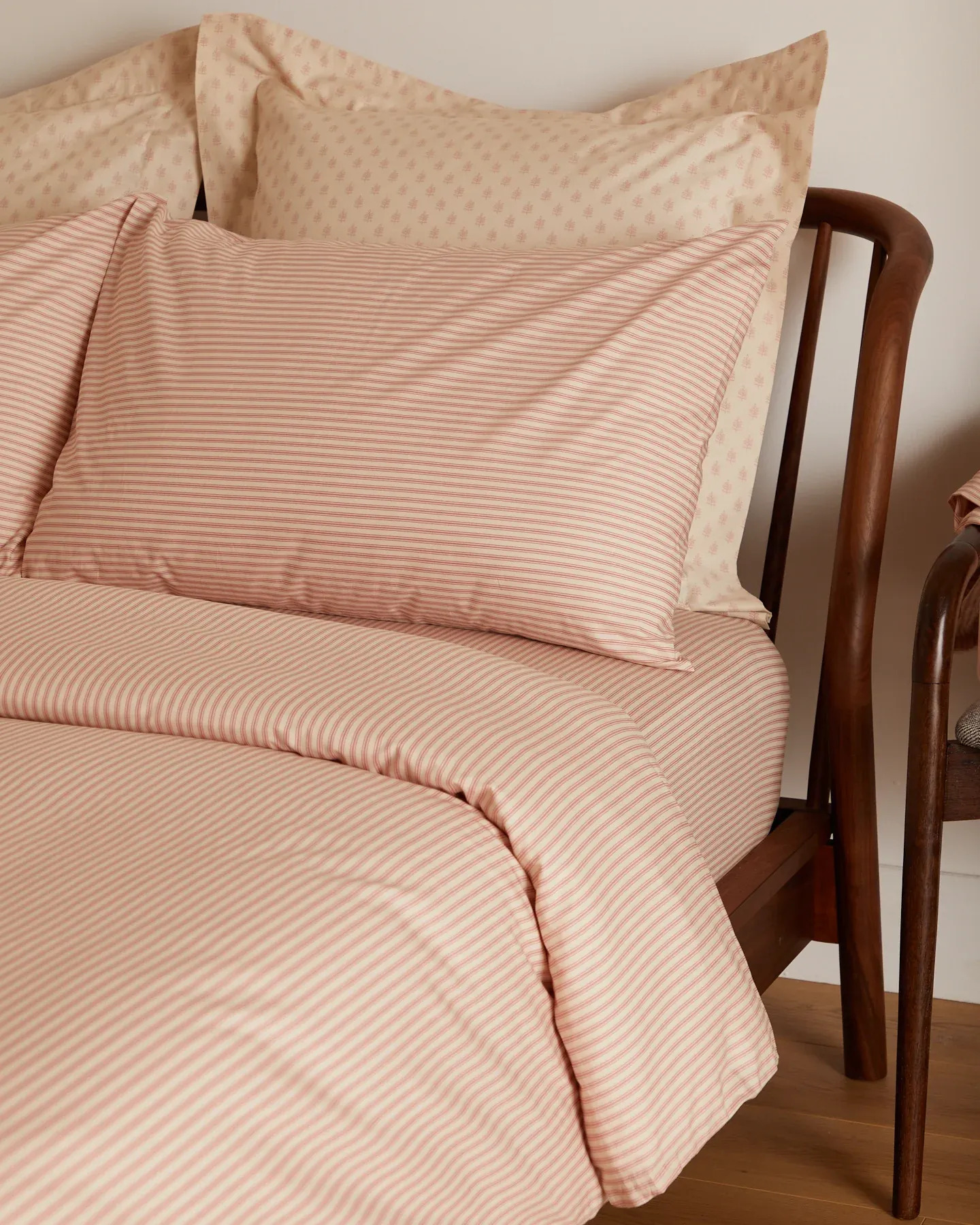 Foxford Rose Ticking Duvet Set