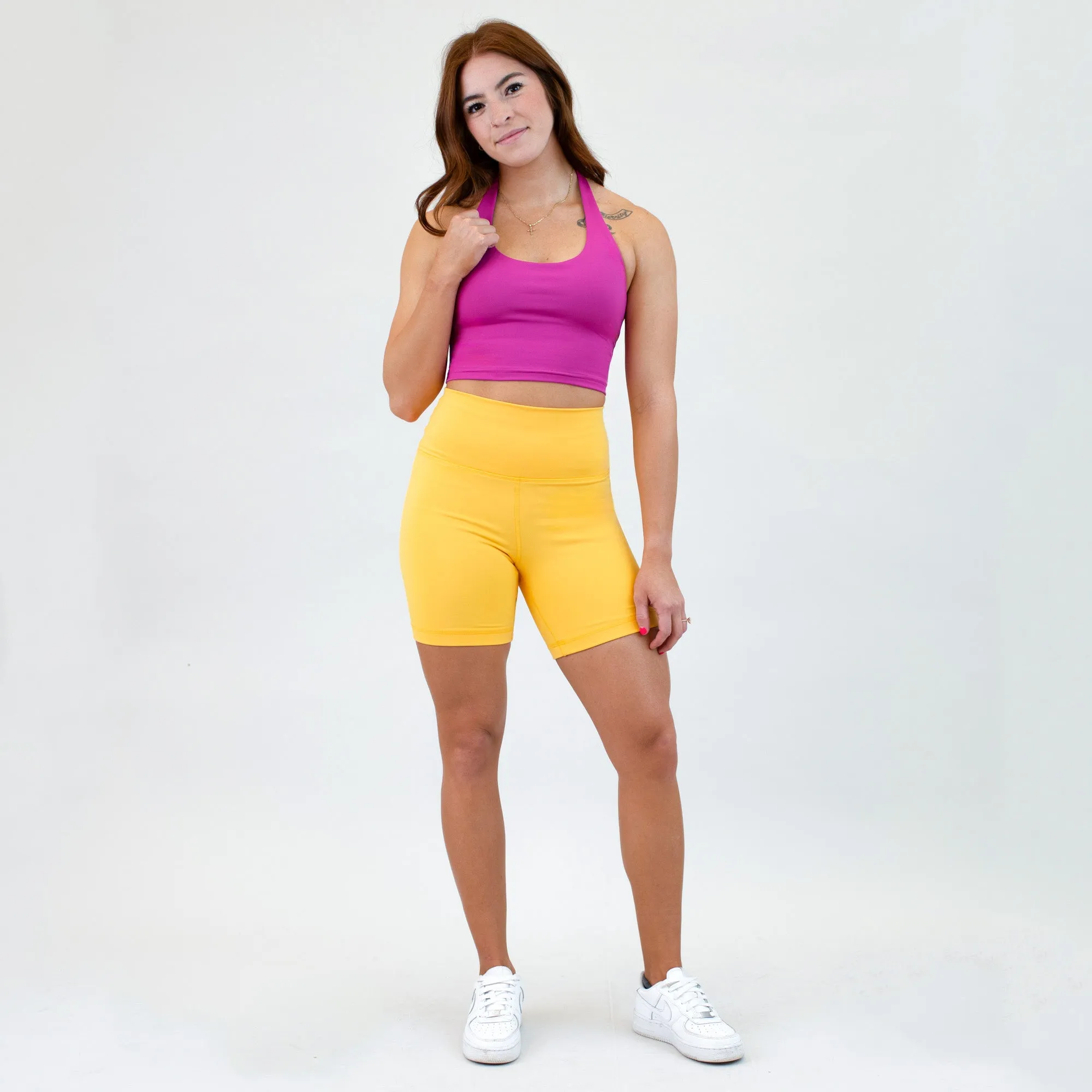 Halter Crop Tank - Fitted