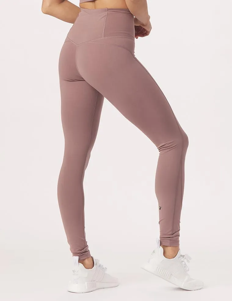 High Waist Pure Pocket Legging: Lavender Bark