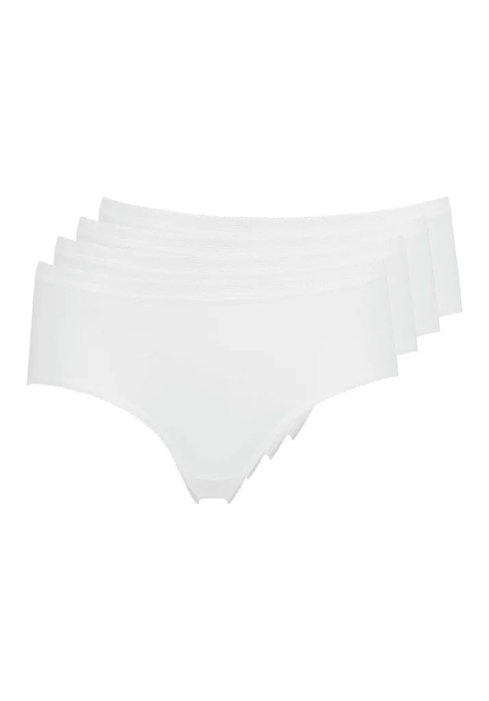 HUBER hautnah - Cotton - Midi Briefs 4 Pack