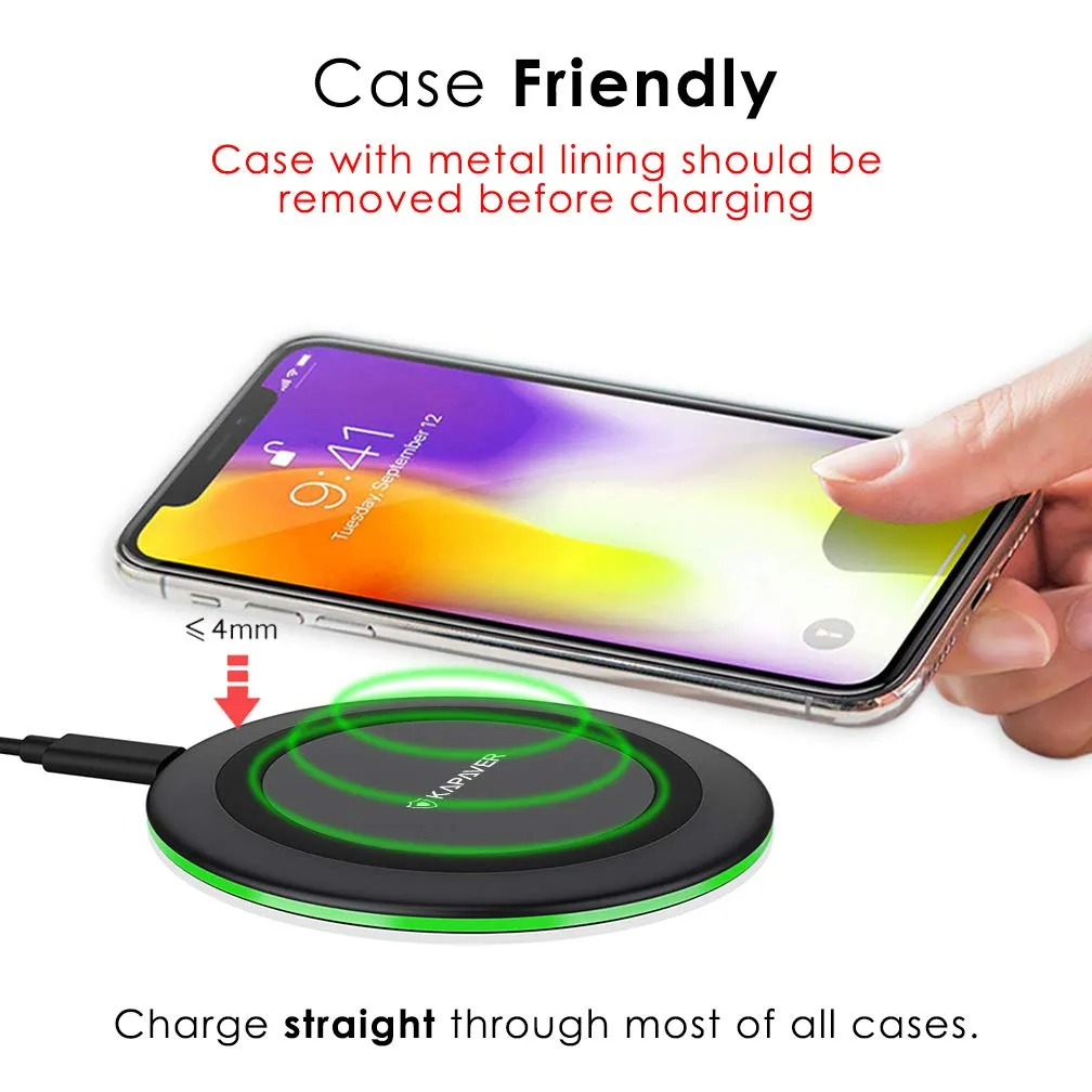 KAPAVER  KP500 Type C Fast Wireless Charger Pad