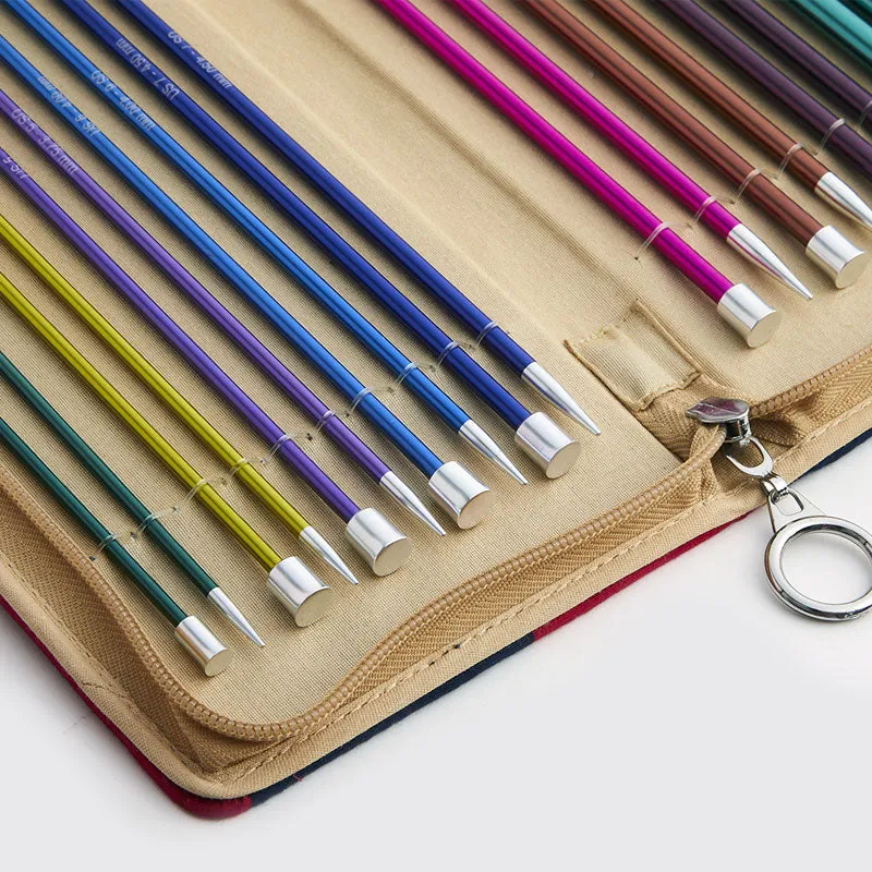 Knitter's Pride Zing Aluminum Straight Needle SET