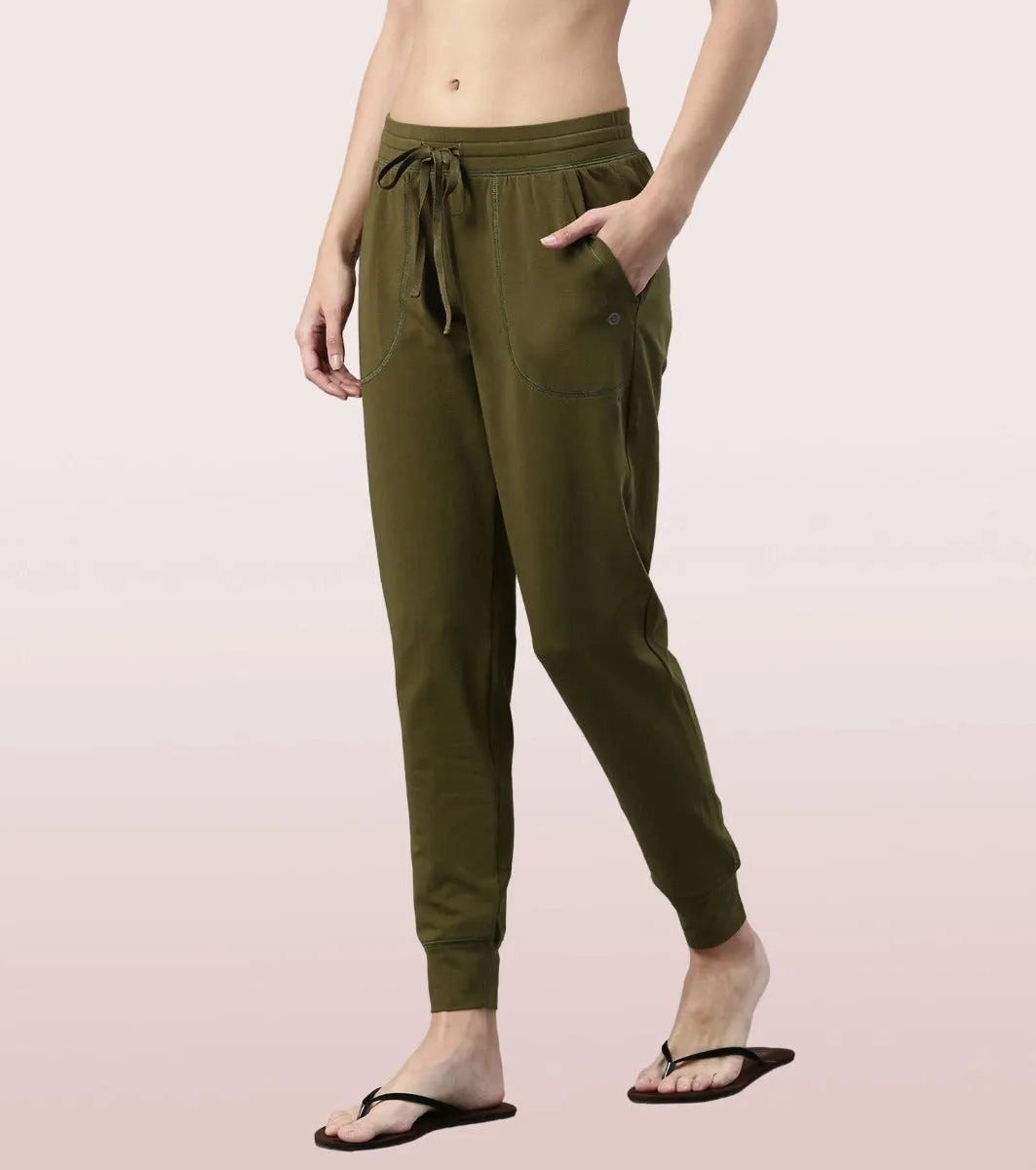 Lounge Jogger | Full Length Cotton Spandex Jogger