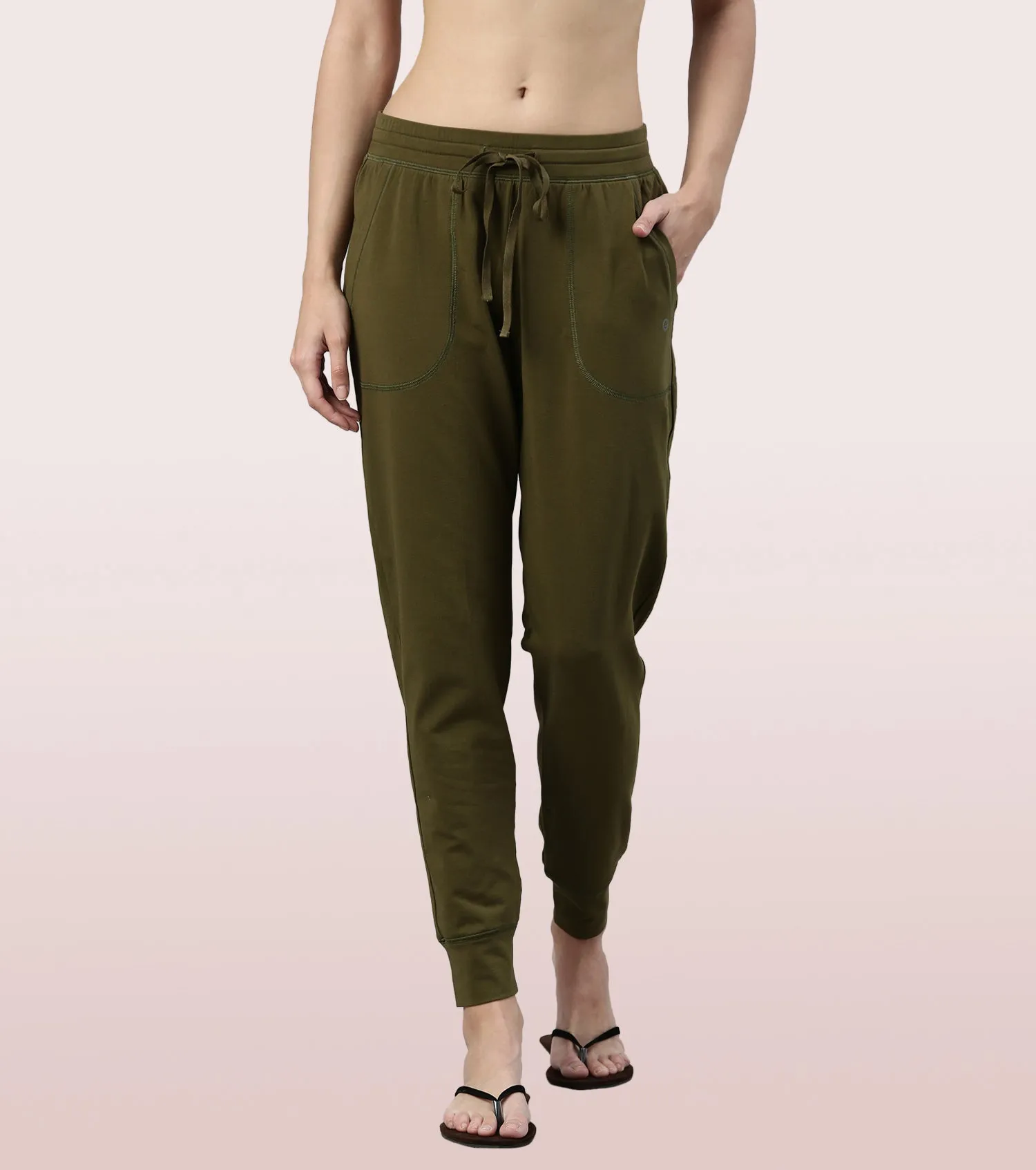 Lounge Jogger | Full Length Cotton Spandex Jogger