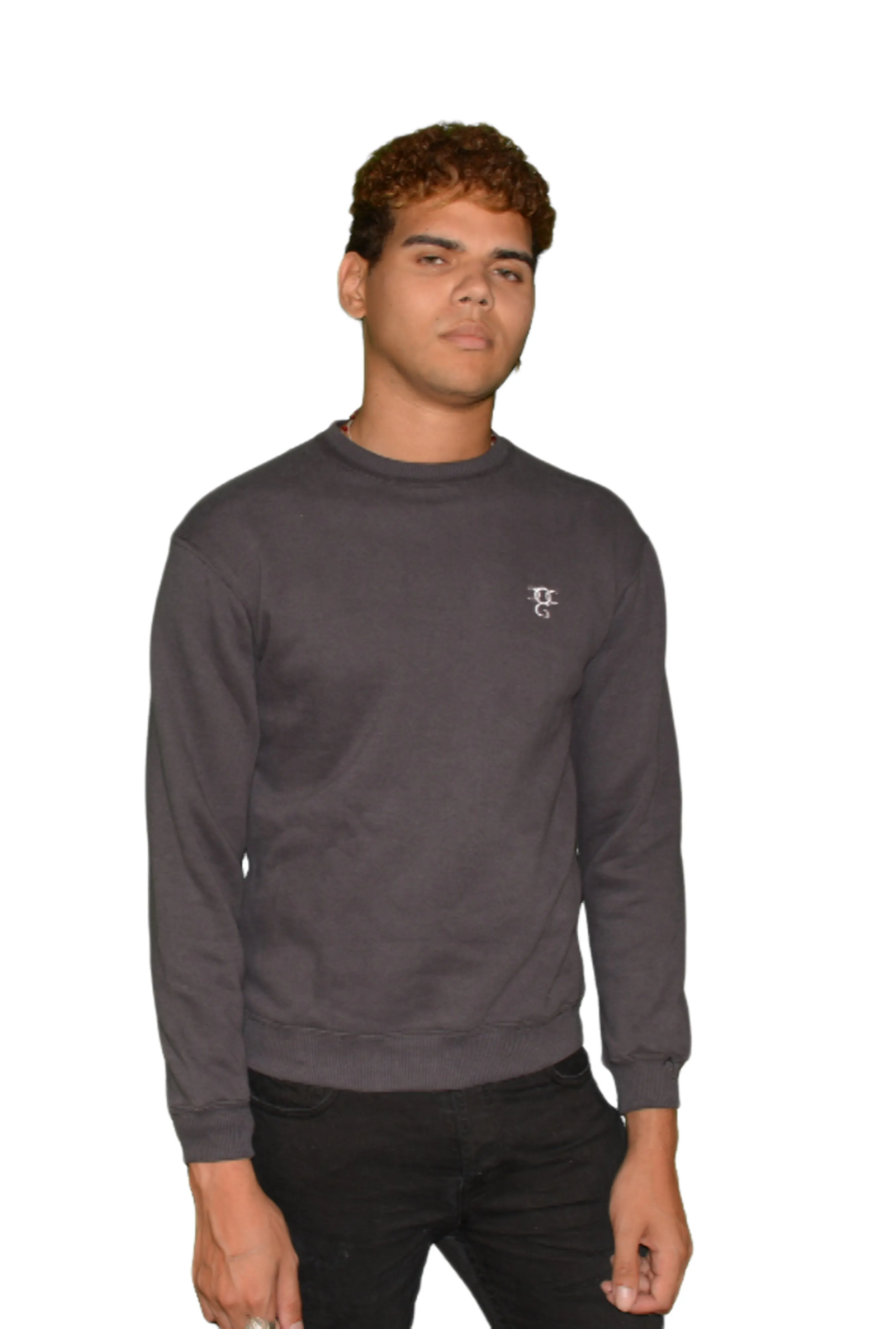 Mens O.G. Symbol Dark Grey Sweat Jumper