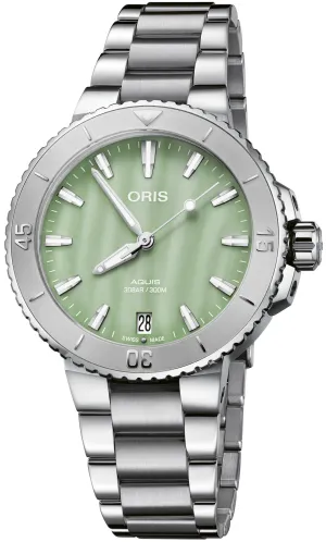 ORS Watch Aquis Date Seafoam Green