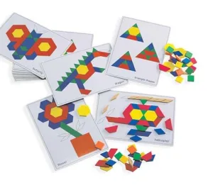 Pattern Block Picture Cards 20pcs