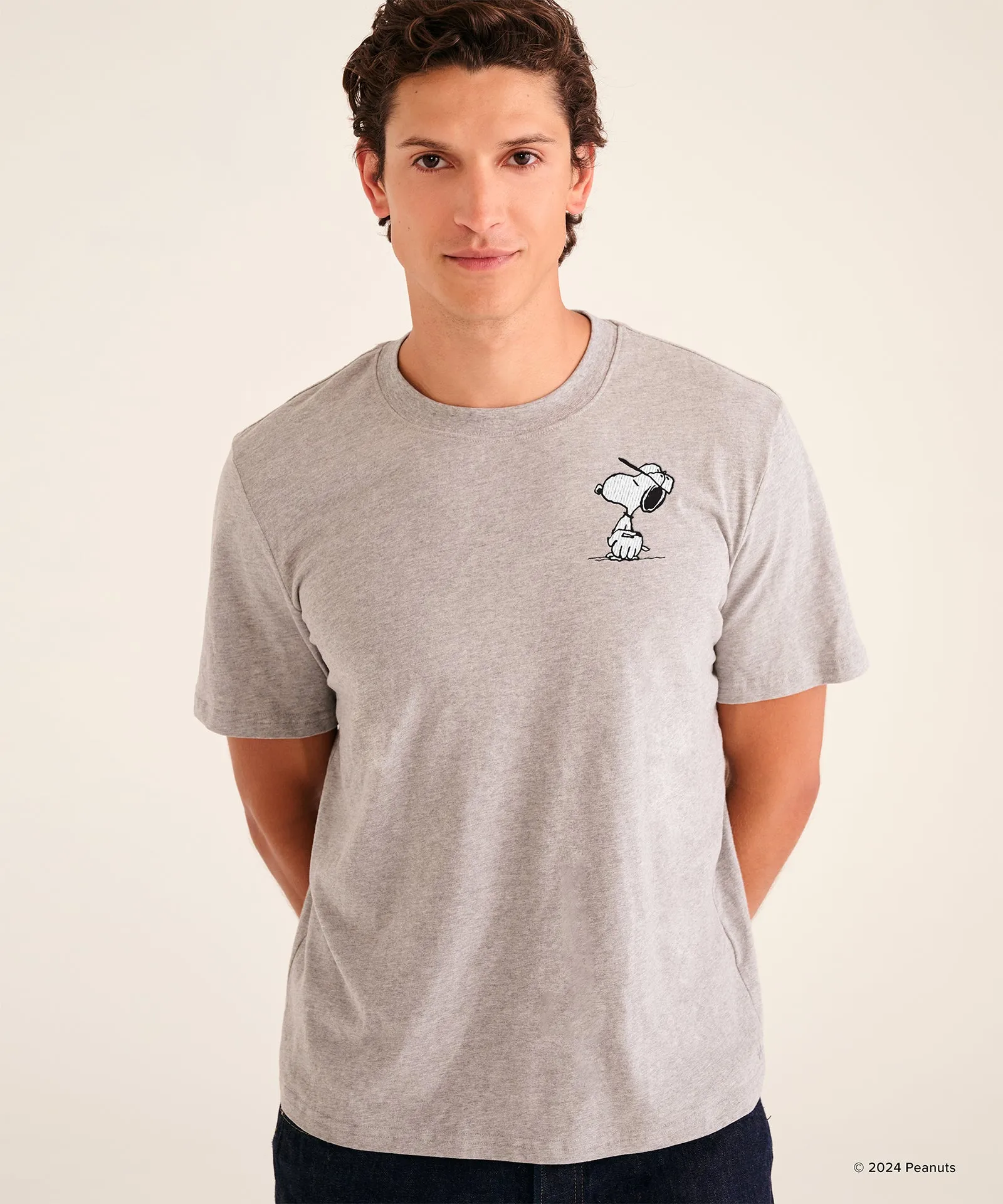 Peanuts Snoopy Baseball Tee