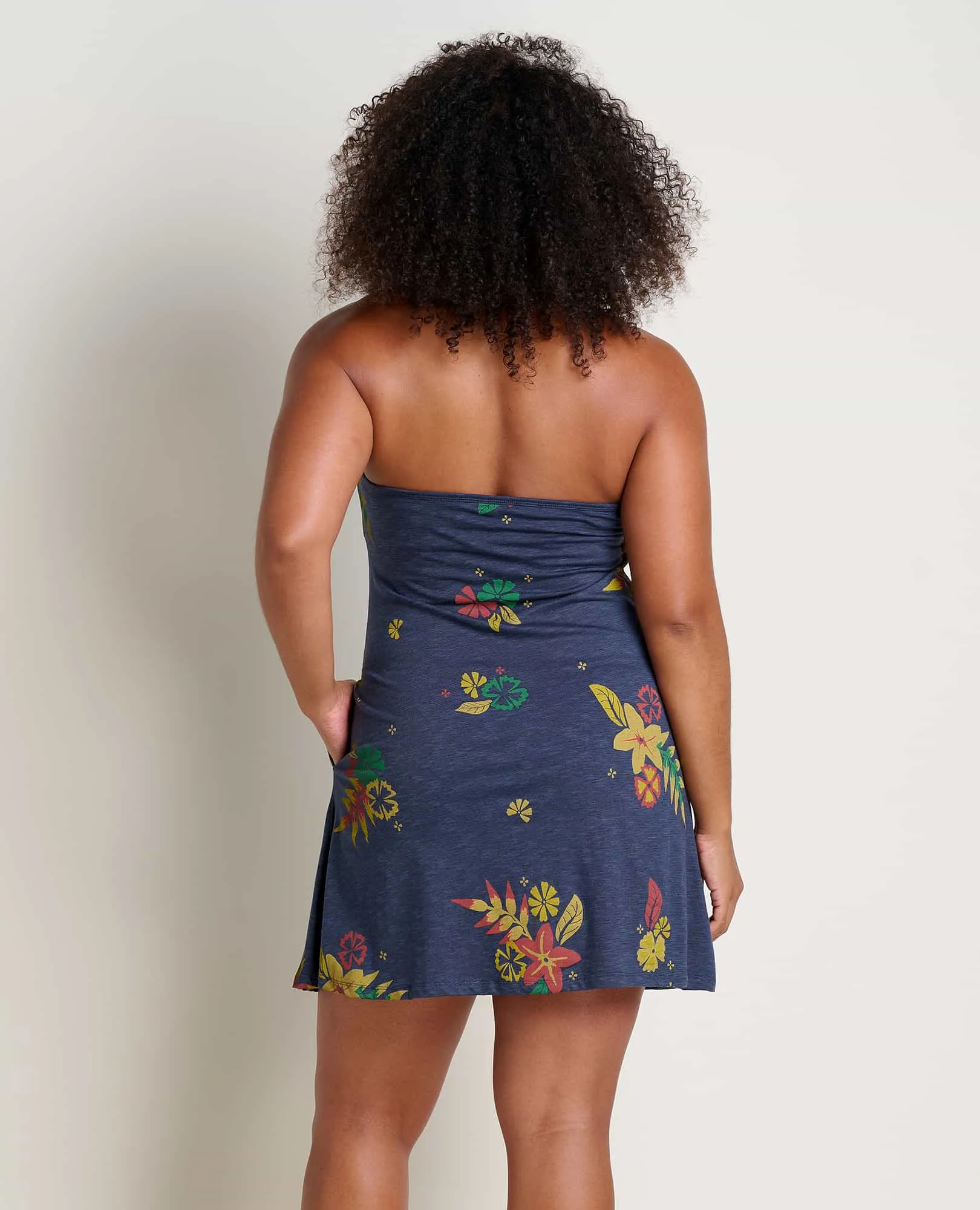 Plumeria Halter Dress