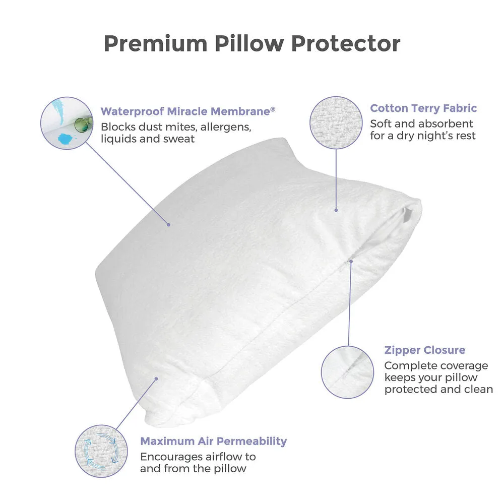 Protect-A-Bed Premium Pillow Protector