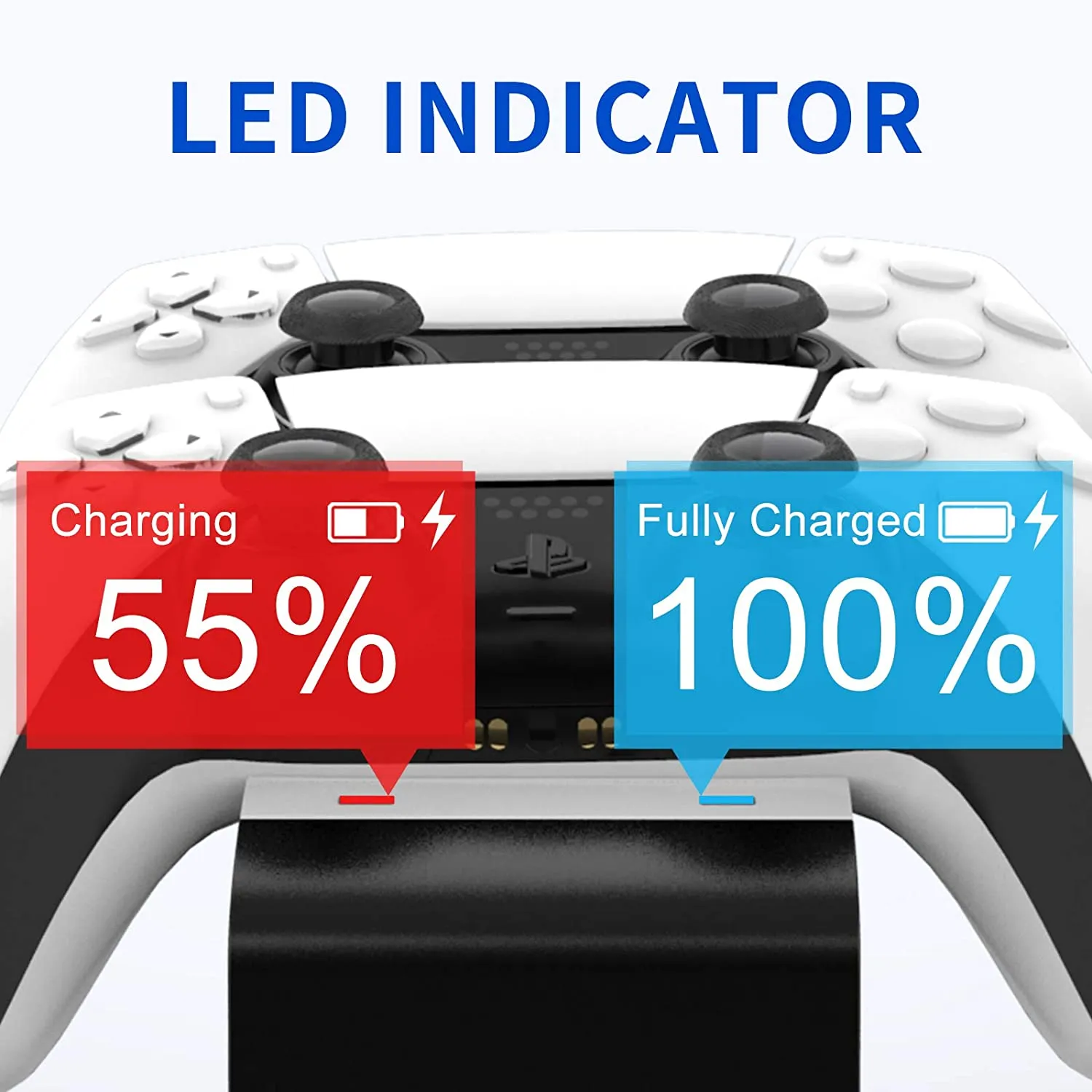 PS5 Controller Charging Station（Black&White）