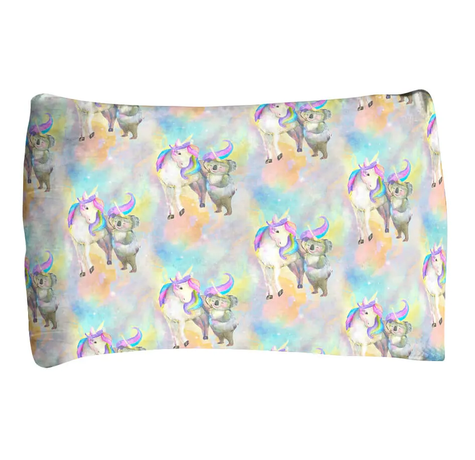 Rainbow Unicorn and Koala Pillowcase Set