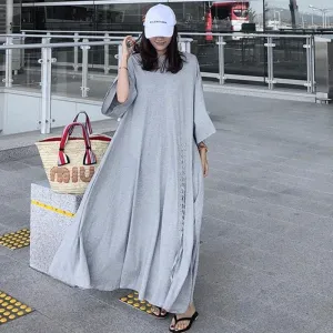 Women Summer Plus Sizes Loose Cozy Dresses