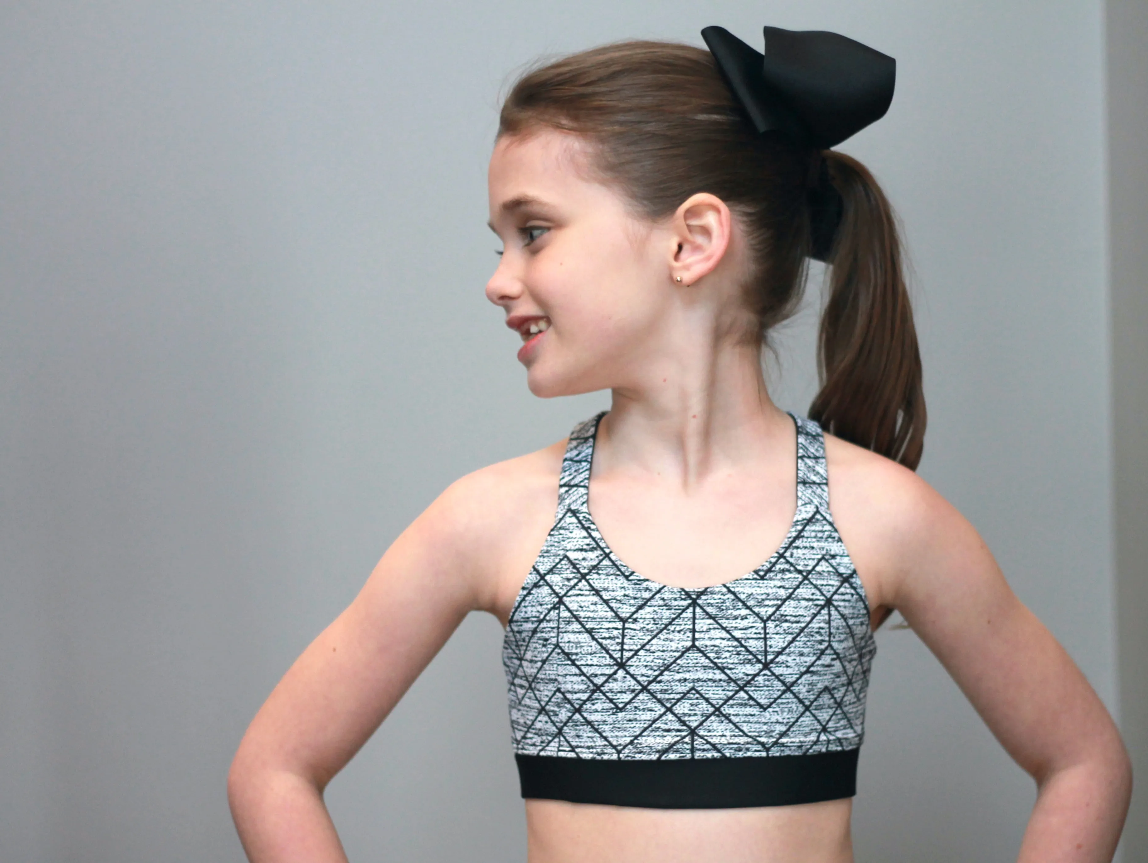 Youth Power Sports Bra PDF Sewing Pattern in Sizes 3 to 14