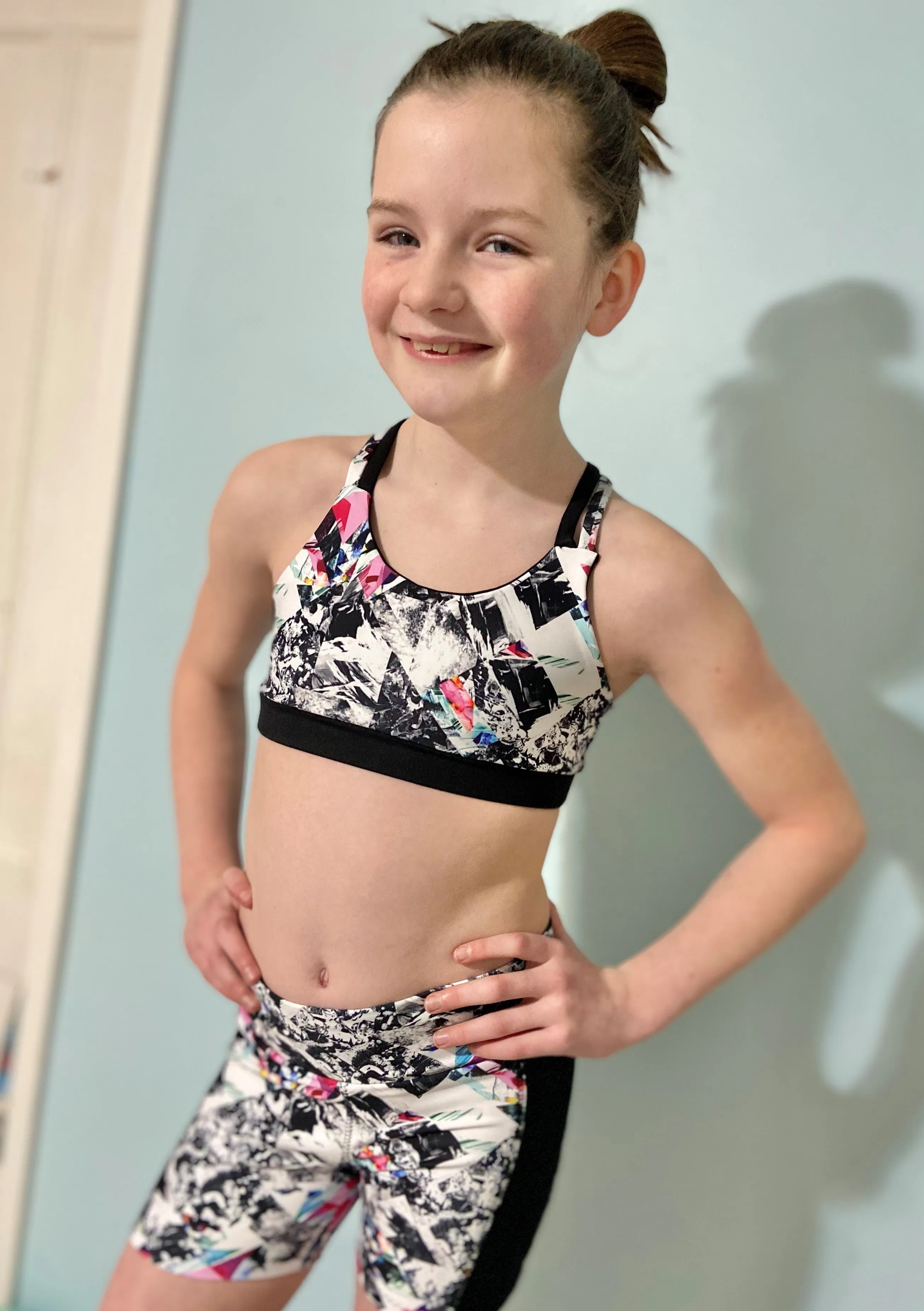 Youth Power Sports Bra PDF Sewing Pattern in Sizes 3 to 14